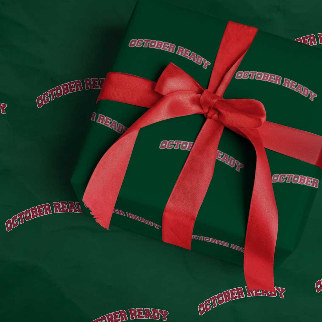 October Ready Wrapping Paper Roll Vintage Sports Philadelphia Playoff Baseball Fan - Wonder Print Shop