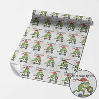 Off To Cause A Kerfuffle Wrapping Paper Roll Funny Frog Christmas Meme Weirdcore - Wonder Print Shop