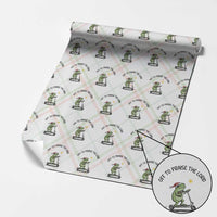 Off To Praise The Lord Wrapping Paper Roll Funny Frog Christian - Wonder Print Shop