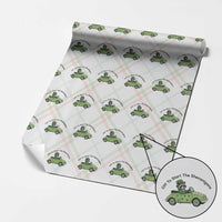 Off To Start The Shenanigans Wrapping Paper Roll Funny Irish Raccoon