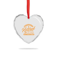 Official Retired 2026 Heart Crystal Glass Ornament Not My Problem Anymore Retro Vintage Retiring