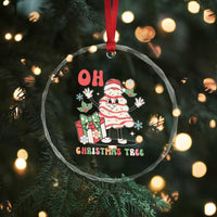 Oh Christmas Tree Retro Groovy Crystal Glass Ornament TS02