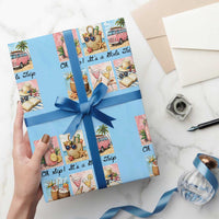 Oh Sip It Is A Girls Trip Wrapping Paper Roll Beach Trip Best Friends Gift