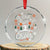 Oh What Fun It Is To Cheer Crystal Glass Ornament Funny Christmas Cheerleading Gift - Wonder Print Shop