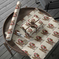 Oink The Halls Wrapping Paper Roll Pig Christmas Farm Life Gift - Wonder Print Shop