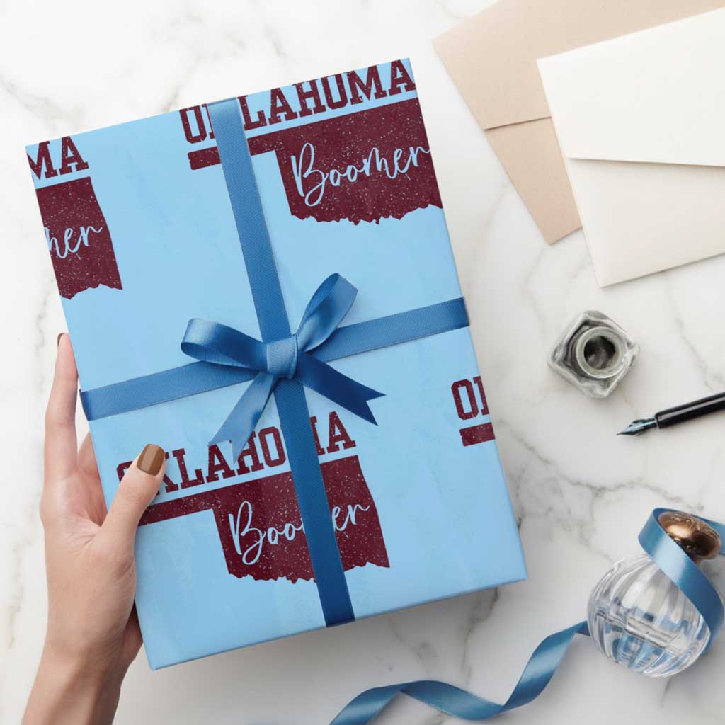 Oklahoma Boomer Wrapping Paper Roll - Wonder Print Shop