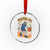 Oklahoma City Basketball Skeleton Crystal Glass Ornament OKC Hoops Fan Life Sport Lover - Wonder Print Shop