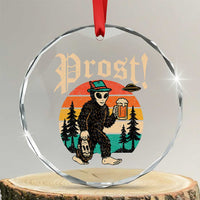 Oktoberfest Bigfoot Alien Beer Crystal Glass Ornament Retro German Sasquatch Beer TS10