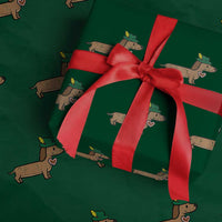 Oktoberfest Dachshund Wrapping Paper Roll Cute Sausage Dog German Munich