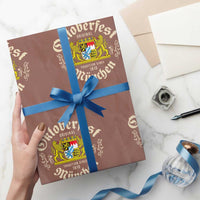 Oktoberfest Munchen Since 1810 Wrapping Paper Roll Original Tradition Bavarian Coat of Arms Heritage Festival - Wonder Print Shop