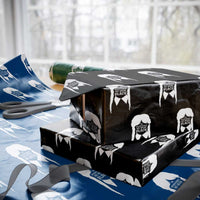 On Wednesdays We Wear Black Wrapping Paper Roll Goth Halloween - Wonder Print Shop