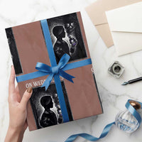 On Wednesdays We Wear Black Wrapping Paper Roll Tarot Card Goth Halloween - Wonder Print Shop