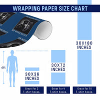 On Wednesdays We Wear Black Wrapping Paper Roll Tarot Card Goth Halloween - Wonder Print Shop