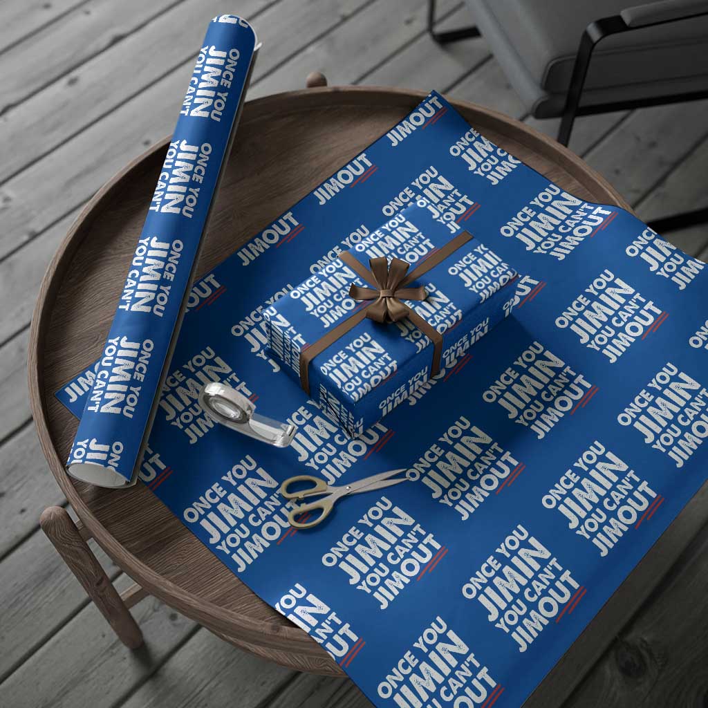 Once You Jimin You Cant Jimout Wrapping Paper Roll