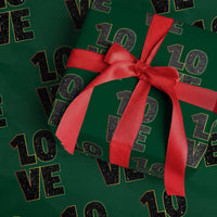 One Love Jamaican Rasta Reggage Music Wrapping Paper Roll - Wonder Print Shop