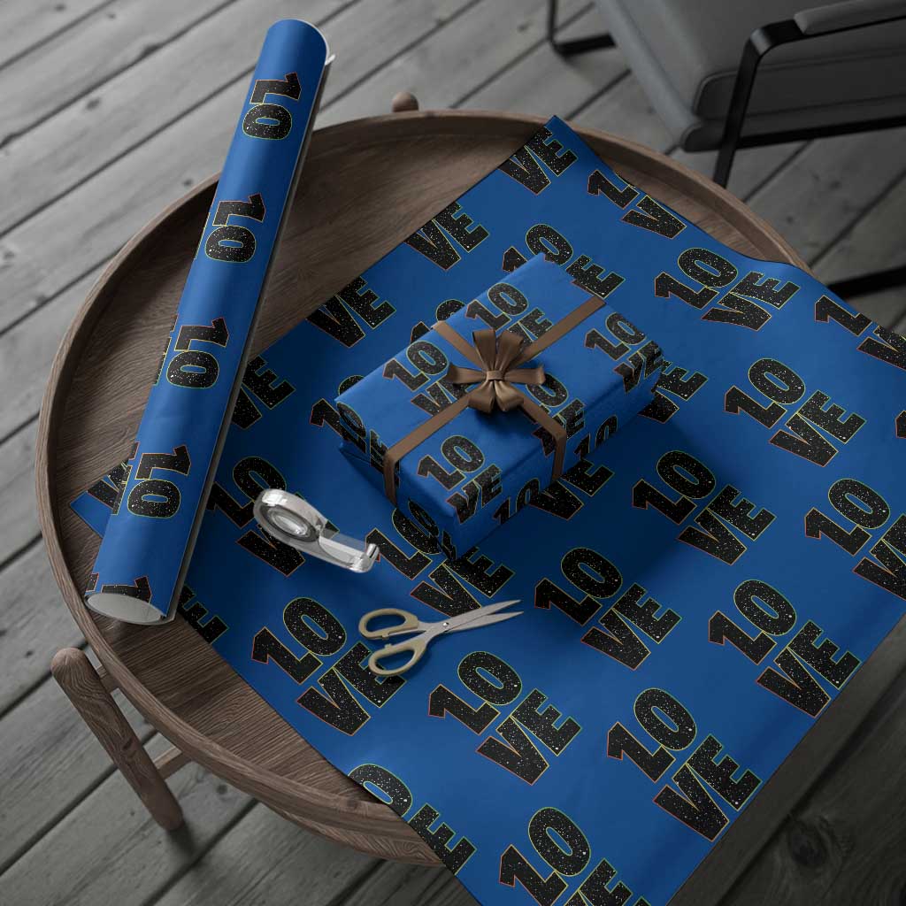 One Love Jamaican Rasta Reggage Music Wrapping Paper Roll - Wonder Print Shop