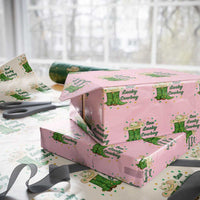 One Lucky Cowboy Wrapping Paper Roll Western Irish Cowboy St Patrick Day
