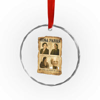 One Person Can Change The World Quote Crystal Glass Ornament Rosa Parks Legacy
