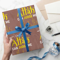Only Allah Can Judge Me Wrapping Paper Roll Islamic Muslim Ramadan Eid - Wonder Print Shop