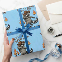 Only You Can Prevent Dumpster Fires Wrapping Paper Roll Funny Raccoon Sarcastic Humor
