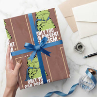 Only You Can Prevent Fascism Patriotic Frog Wrapping Paper Roll Resist Protest Poster - Wonder Print Shop