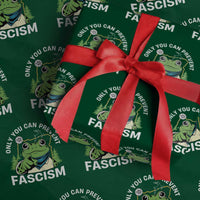 Only You Can Prevent Fascism Portland Frog Wrapping Paper Roll Resist Protest Scenic Edition - Wonder Print Shop