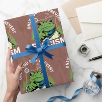 Only You Can Prevent Fascism Portland Frog Wrapping Paper Roll Resist Protest Scenic Edition - Wonder Print Shop