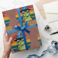 Only You Can Prevent Fascism Wrapping Paper Roll Funny Portland Frog Protest Gift - Wonder Print Shop