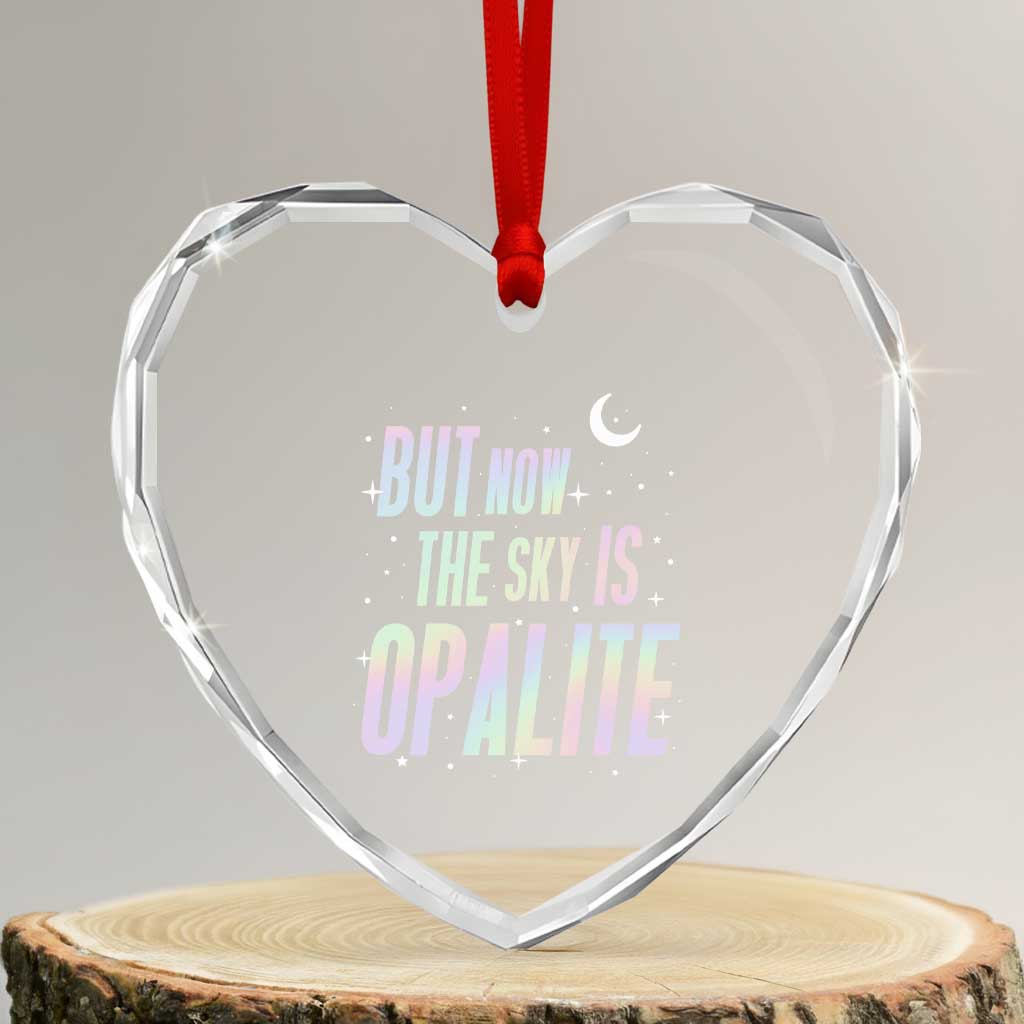 Opalite Costume Mystical Crystal Lover Heart Crystal Glass Ornament - Wonder Print Shop