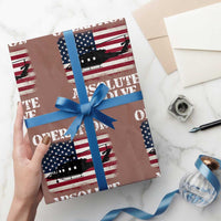 Operation Absolute Resolve Wrapping Paper Roll US Military Extraction Mission American Flag - Wonder Print Shop