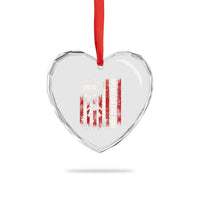 Operation Epic Fury 2026 American Flag Bomber Heart Crystal Glass Ornament B2 Spirit Patriotic Air Dominance