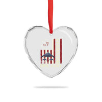 Operation Epic Fury Heart Crystal Glass Ornament Military Tactical Warfare Stealth Jet American Flag