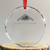 Operation Midnight Hammer Crystal Glass Ornament Stealth Patriot TS02