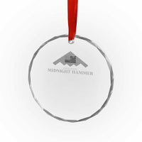 Operation Midnight Hammer Crystal Glass Ornament Stealth Patriot TS02