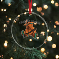 Orange Shirt Day Memorial Bear Crystal Glass Ornament You Are Not Forgotten Stolen Children Tribute - Wonder Print Shop
