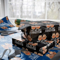 Orange Shirt Day Memorial Moccasins Wrapping Paper Roll You Are Not Forgotten Indigenous Remembrance for Stolen Children - Wonder Print Shop