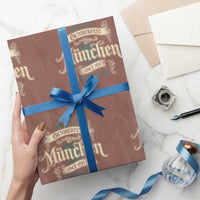Original Oktoberfest Munchen Germany Wrapping Paper Roll Vintage Bavarian Festival Since 1810 - Wonder Print Shop