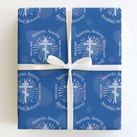 Orthodox Easter Christian Wrapping Paper Roll Christ Is Risen Truly He Is Risen Orthodox Cross