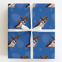 Orthodox Easter Jesus Is Carrying The Orthodox Cross Wrapping Paper Roll
