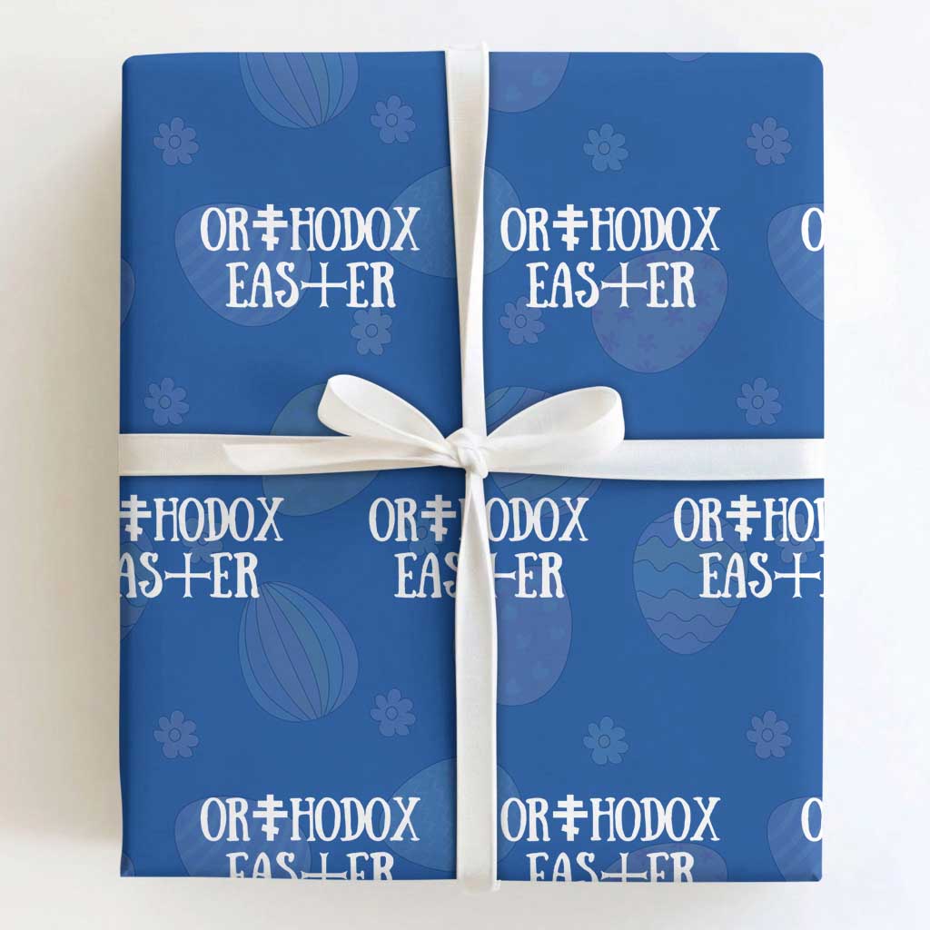 Orthodox Easter Orthodox Christian Faith Jesus Cross Wrapping Paper Roll