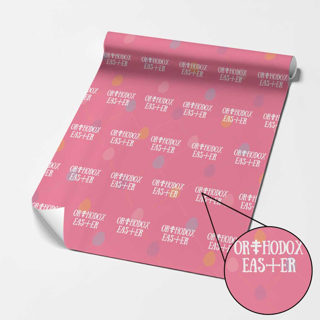 Orthodox Easter Orthodox Christian Faith Jesus Cross Wrapping Paper Roll