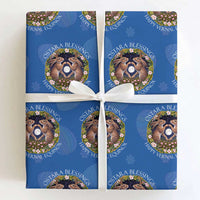 Ostara Blessings Happy Vernal Equinox Wrapping Paper Roll Ostara Pagan Eostre Easter Day Wolpertinger