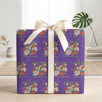 Ostara Eostre Easter Day Wrapping Paper Roll O Equinoccio De Primavera Eggs Flowers