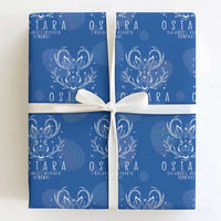 Ostara Pagan Eostre Easter Day Wrapping Paper Roll Balance Rebirth Renewal Bunny