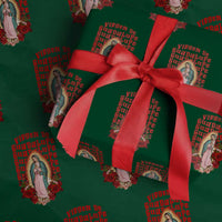 Our Lady of Guadalupe Wrapping Paper Roll Saint Virgin Mary Mexican - Wonder Print Shop