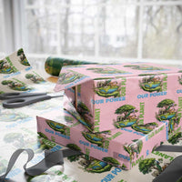 Our Power Our Planet Wrapping Paper Roll Earth Day Nature Lover Gift