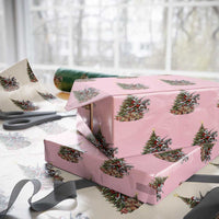 Outlaw Cowboy On Skeleton Horse Wrapping Paper Roll Dark Western Christmas - Wonder Print Shop