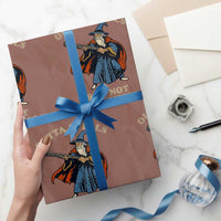 Outta Spells But Not Outta Shells Wrapping Paper Roll Funny Wizard Fantasy Meme - Wonder Print Shop