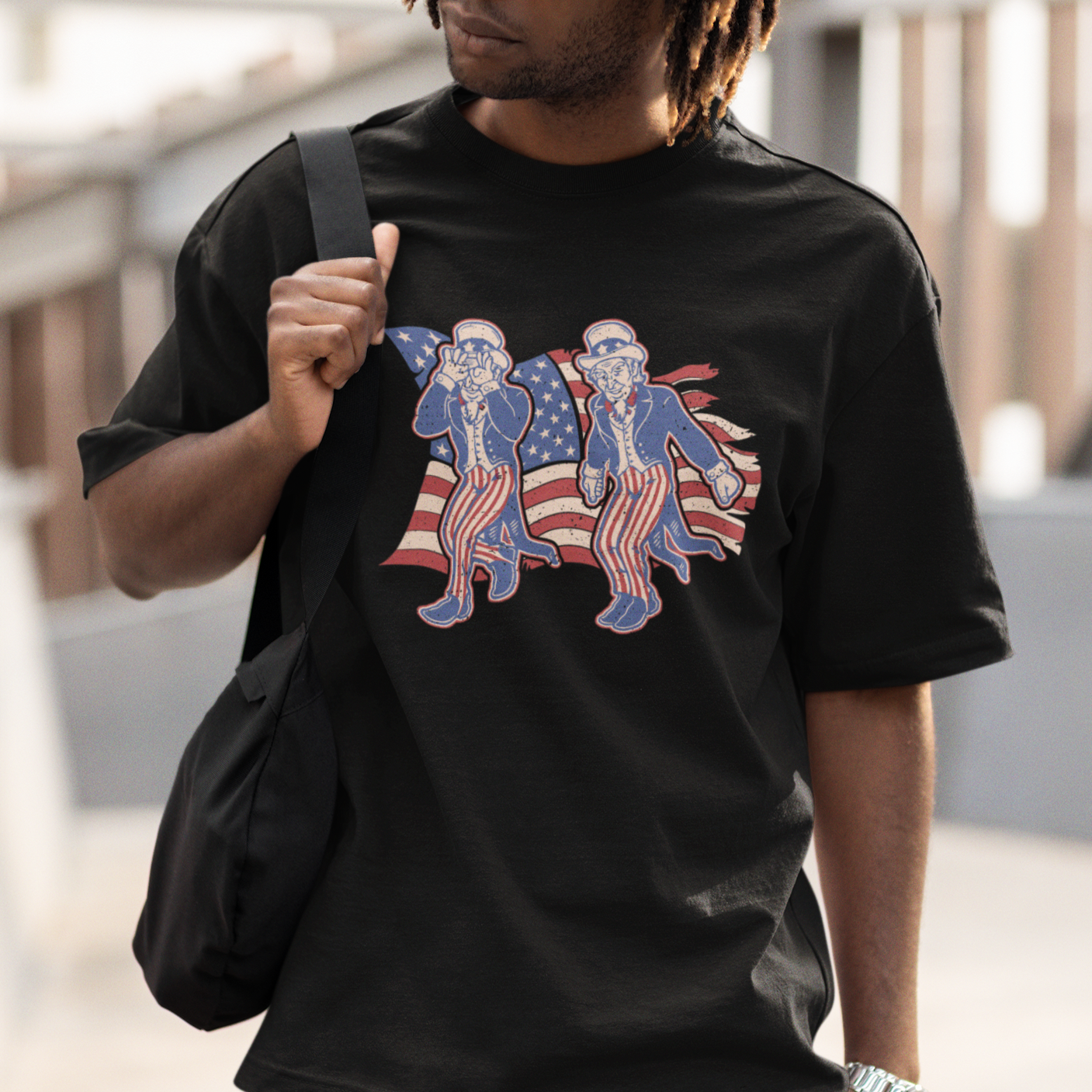 Uncle Sam T Shirt Funny Griddy Dance 4th of July Independence Day - Wonder Print Shop