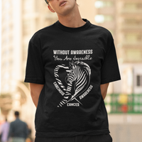 Without Awareness You Are Invisible Carcinoid Cancer T Shirt - Wonder Print Shop